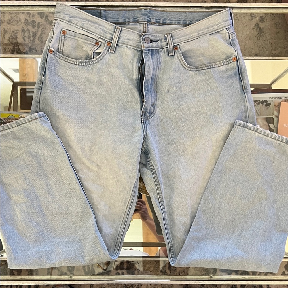 Levi's Blue Straight Jeans Classic Denim